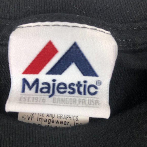 Cleveland Cavaliers Shirt Men's Medium Black The First Championship Majestic Tee - Picture 4 of 9